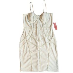 NWT Haute Monde Bodycon Mint Green Dress w/ Built In Bra, Hidden Zipper, Size XL